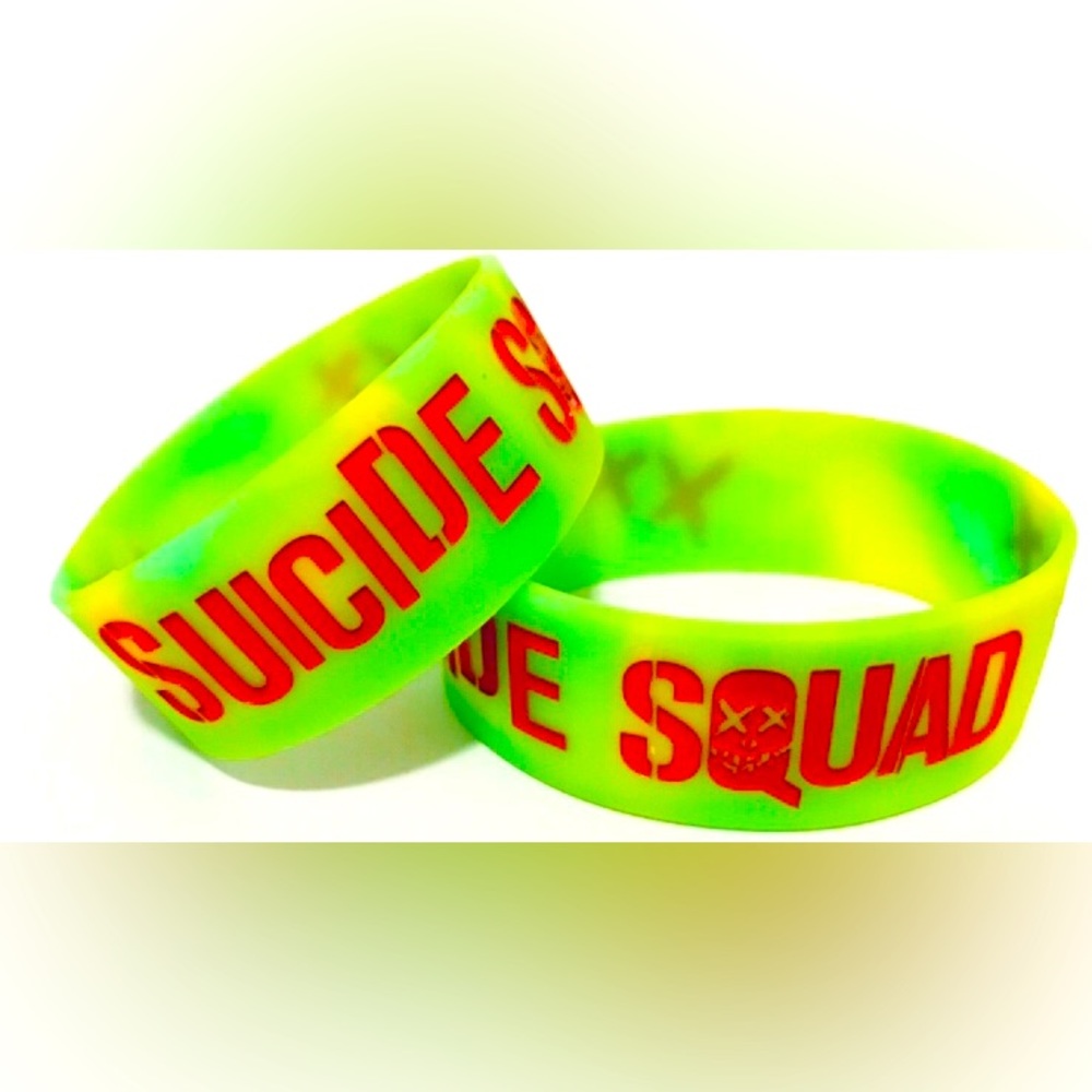 Suicide Squad DC Fan Band Wristbands set of (2)